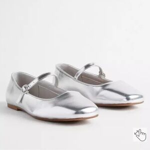 Square Toe Mary Jane Flat (WW)